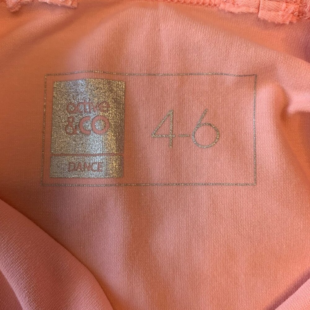 ACTIVE & CO Pink Dance Leotard Girls 4-6 4T NEW Cross Back Straps Ballet NWOT - Picture 5 of 6